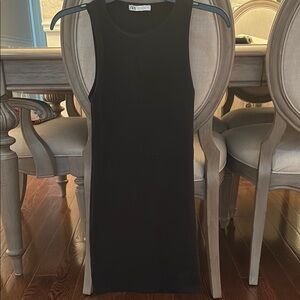 Zara Elegant Black Mini Dress